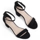 thumbnail image 4 of Sandalias cómodas y elegantes con punta abierta zapatos de tacón bajo para fiesta y vacaciones, 4 of 9