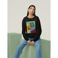 thumbnail image 2 of Bird In The Tropics. Ii Sweatshirt Women -Carolee Vitaletti Designs, Female 3X-Large, 2 of 4