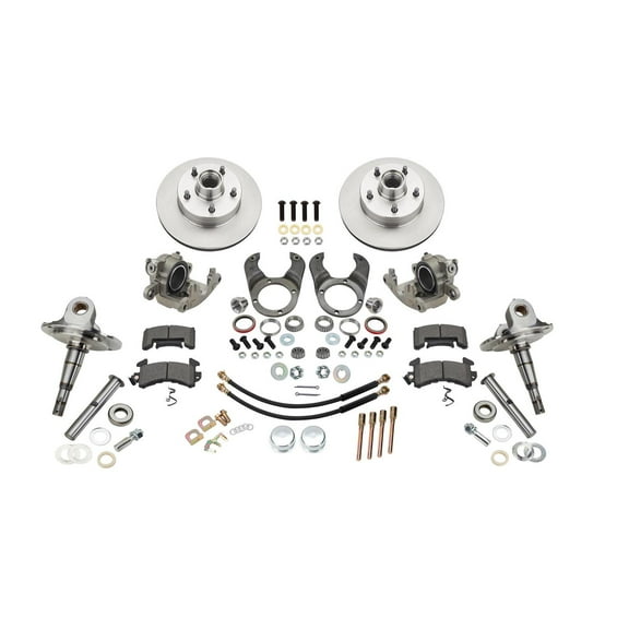 1937-48 Ford Spindle Disc Brake Kit 5 on 4-3/4, Metric, w/Spindle