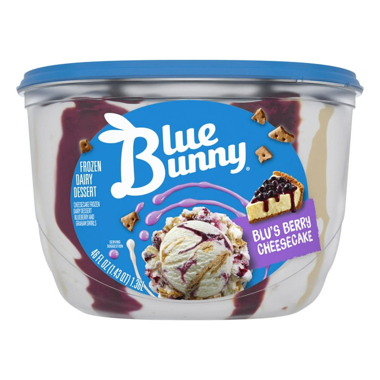 Blue Bunny Blu's Berry Cheesecake Blueberry Frozen Dessert, 46 fl