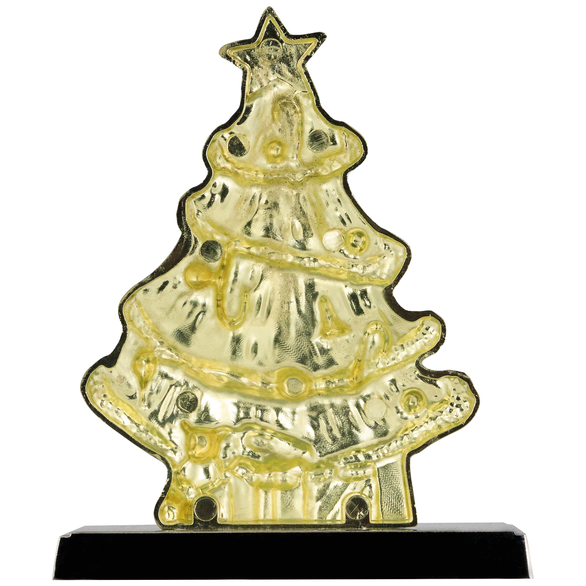 Northlight Decorated Christmas Tree Metal Stocking Holder - 6"