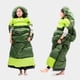 thumbnail image 3 of Saco de dormir para exteriores para hombre y mujer, cálido, grueso y portátil, 3 unidades Ejército Verde Derecho, 3 of 9