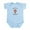 Sky Blue, variant on CafePress - Moto Princess Infant Bodysuit - Baby Light Bodysuit, Size Newborn - 24 Months