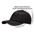 thumbnail image 2 of vlrwzc Breathable Mesh Baseball Cap Unisex Grass Paper Straw Sun Hat, 2 of 7