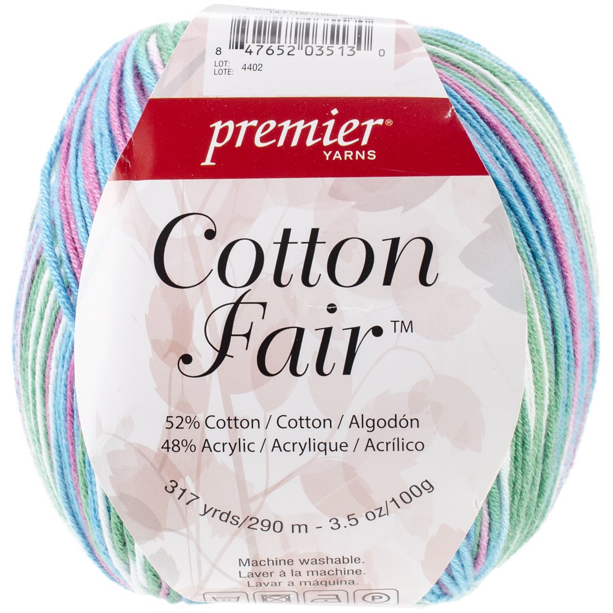 Premier Yarns Cotton Fair Multi Yarn-Lily - image 2 of 2