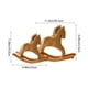 thumbnail image 3 of Adornos de Caballo Mecedor Vintage y Nostálgicos para Sala de Estar, Dormitorio, Vestíbulo, Creativos, Hechos a Mano, Tallados En Madera, Decoración de Mesa de Caballo Pequeño., 3 of 6