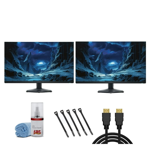 Dell Alienware 27 Inch Gaming Monitor (AW2724DM) Bundle with Accessories