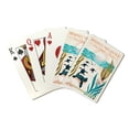 thumbnail image 1 of Juno Beach, Florida, Courageous Explorer Collection, Turtle, Respect the Locals, Lantern Press, Premium Playing Cards, 52 Card Deck with Jokers, USA Made, 1 of 5