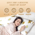 thumbnail image 2 of Yiaed Body Pillow Cover, Ultra Soft Microfiber Pillowcases, Breathable Long Pillow Case, Envelope Closure-Gnome With Sunflower (20x54 inch)（Pillow core not included）, 2 of 5
