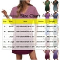 thumbnail image 3 of Sevevn Women Fashion V-Neck Pockets Button Dress Solid Short Sleeve Dress Summer Gift Light Blue M, 3 of 5