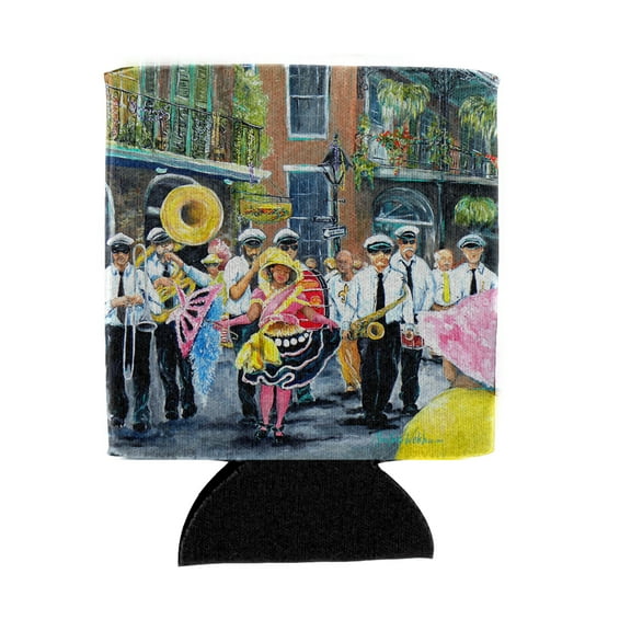 Carolines Treasures MW1328CC French Quarter Frolic Can or Bottle Hugger  Can Hugger multicolor