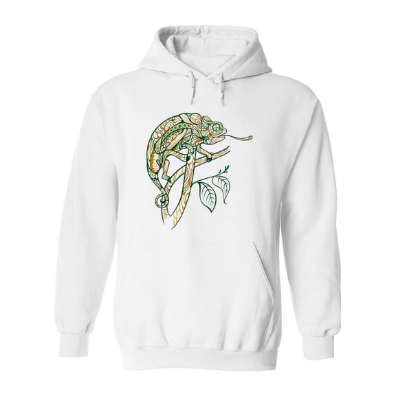 Ethnic Style Chameleon Hoodie Women -Image by Shutterstock, Female Medium