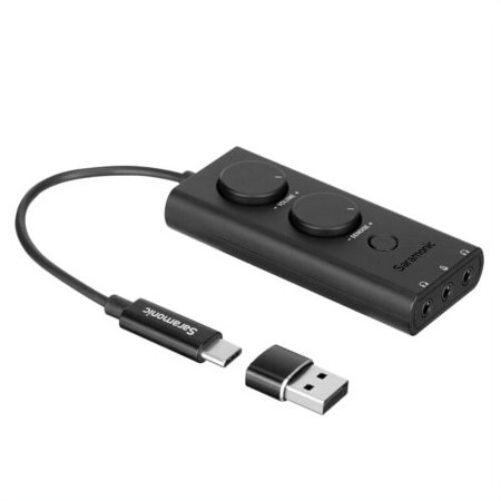 UPC: 6971008027839 | Saramonic SR-EA5 USB-C Audio Interface w/ 3.5mm Mic/Audio In & 3.5mm Headphone Out