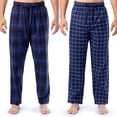 thumbnail image 1 of Pantalón de pijama Fruit of the Loom tejido en tela ancha azul marino 3XL para hombre, 1 of 5