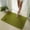 Green, variant on Absorbent Bath Mat, Quick Dry Chenille Non Slip Bathroom Rug with Rubber Backing, Machine Washable Soft Tub Carpet for Bathroom Bathtub Door Kitchen Laundry Room