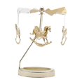 thumbnail image 2 of Adorno de candelabro giratorio Portavelas de luces de té volador giratorio para favor Caballo Zulema Portavelas giratorio, 2 of 8