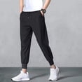 thumbnail image 1 of Pantalones de cachemira para hombre, pantalones casuales gruesos y súper gruesos con forro polar de invierno, pantalones largos holgados y cálidos de algodón de talla grande, 1 of 6