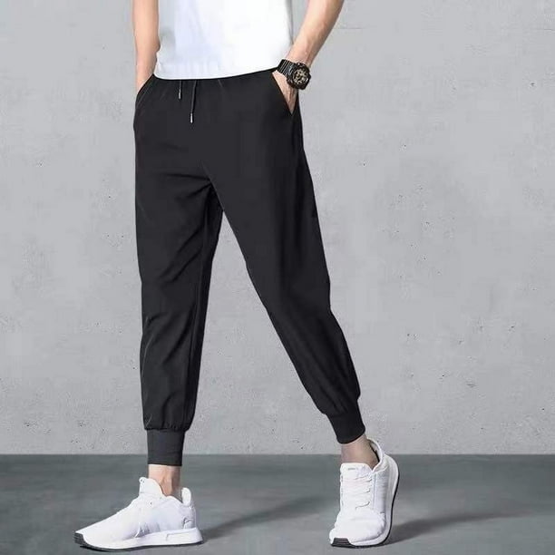Pantalones de cachemira para hombre, pantalones casuales gruesos y súper gruesos con forro polar de invierno, pantalones largos holgados y cálidos de algodón de talla grande
