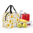thumbnail image 4 of Yiaed Gnomes Bees Print Insulated Lunch Bag Reusable Cute Tote Lunch Box, Leakproof Cooler Lunch Bags for Work Office Travel School Picnic, 4 of 5