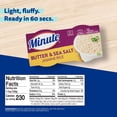 thumbnail image 4 of Minute Ready-To-Eat Butter and Sea Salt Rice, Microwavable Rice Cups, 4.4 oz, 2 Count ( Include One Tissue Pack ), 4 of 11