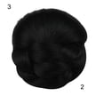 thumbnail image 1 of Pince à Cheveux Tressée en Chignon Synthétique Résistant à la Chaleur en Fibre de Beignet Rouleau Chignon Nouveau, 1 of 6