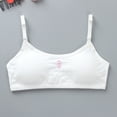 thumbnail image 1 of Ropa interior para estudiantes de desarrollo de sujetador para niñas de 14 años, estilo chaleco, tirantes pequeños, top de tubo fino, algodón puro para niños de 12 a 16 años, 1 of 6