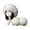 White + Black, variant on harmtty 1 Set Winter Cap Cuffs Set Solid Color Fluffy Faux Fur Empty Top Soft Keep Warm Elastic Cozy Women Hat Cuffs Set for Outdoor,White