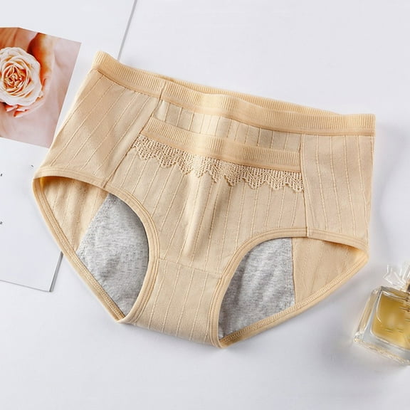 Women's Leak Proof Soft And Breathable Underwear Underwear Women High Waist Ladies Panties Size 6 Pad Underwear Women Panties Bikini for Women Seamless Womens Undies Lace Lane Panties 22/24 22/24