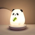 thumbnail image 3 of Lindo Panda Luz Nocturna USB Recargable Temporizador Silicona Pat Lámpara (Bamboo Panda), 3 of 9