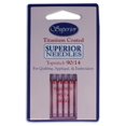 thumbnail image 1 of Hilos superiores 132-90 Agujas de pespunte # 90/14 Superior Threads Recubiertas en titanio, 1 of 1