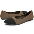 thumbnail image 3 of Women's Fashion Ballet Flats Pointy Toe Flats Mesh Casual Shoes for Women Slip on Shoes(Brown,US6), 3 of 16