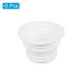 thumbnail image 3 of Uxcell Drain Pipe Sewer Seal Ring, 5 Pack Hose Silicone Plug, White, 3 of 6