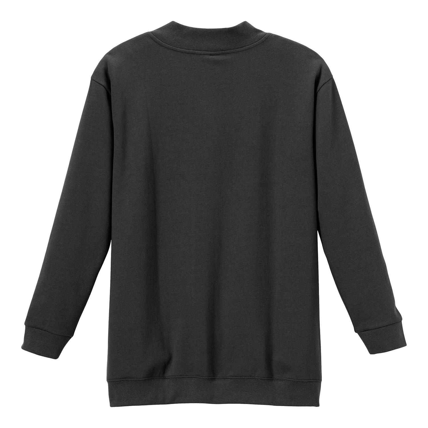 womens snap front sweatshirt