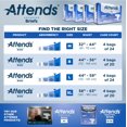 thumbnail image 2 of Attends Advanced Briefs - X-Large - Case of 60pc, 2 of 5