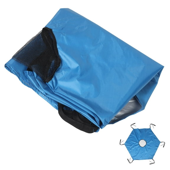 TABLZONE Tear-Resistant Trampoline Sunshade Silver Coated Oxford Cloth