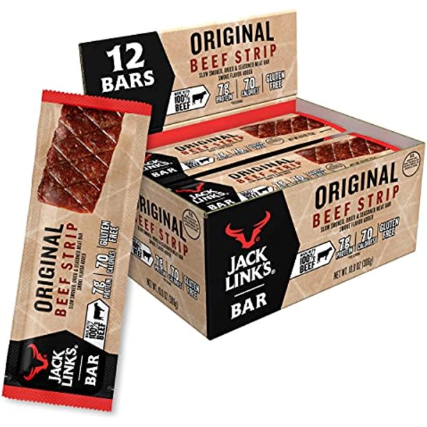 Jack Links Beef Jerky Bars, Original 7G Of Protein And 80 Calories