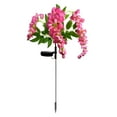 thumbnail image 2 of xaoyunyn Solar Wisteria Lamp-LED Light-Controlled Simulation Flower Arrangement,Energy-Efficient and Weatherproof,Ideal for Outdoor Garden and Courtyard Decoration,Pink, 2 of 4