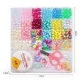 thumbnail image 7 of Tivamiko DIY Bracelets Making Kit with 8mm Beads(483pcs), Handcraft Necklace&Jewelry Making Kit for Girls Ages 6-12, 7 of 7