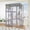 grey, variant on Wooden Catio Outdoor Cat Enclosure Large Cat House for Mulitiple Cats Walk ,Indoor 4 Tier Cat Enclosures House , Outdoor Cat Catio with Waterproof Cover,Ramp