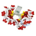 thumbnail image 3 of LED Snowman String Lights Christmas Tree Decorations Battery Operated Holiday Lighting - Warm White Festive Ambiance(Red), 3 of 9