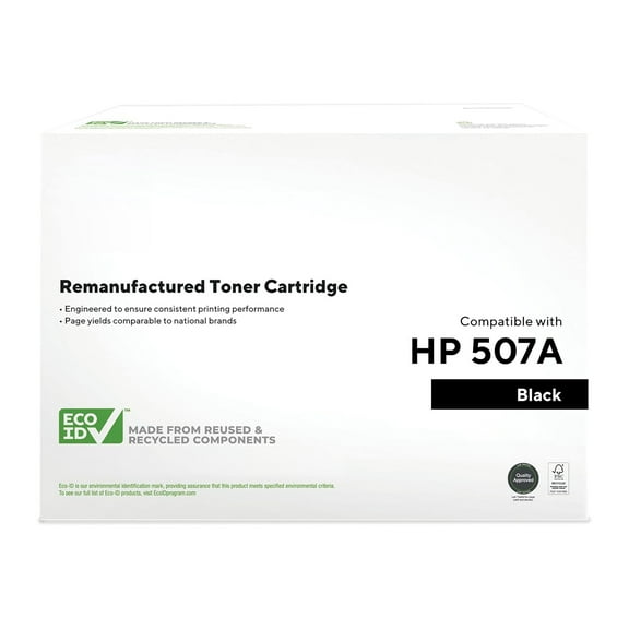HITOUCH BUSINESS SERVICES Reman Black Standard Yield Toner Cartridge Replacement for HP 507A