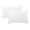 White, variant on iMaylex Egyptian Cotton Zipper Pillowcases, Soft and Breathable Pillow Case, Set of 2, Grey, Standard, 20" x 26"