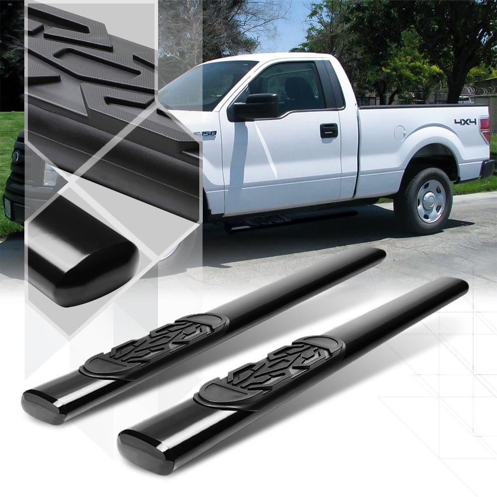 Black 6" Oval Side Step Nerf Bar Running Board for 0414 Ford F150