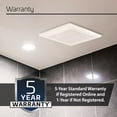thumbnail image 5 of ACiQ 50 CFM Compact Ceiling Bathroom Exhaust Fan | Install in Home Offices, Bedrooms, or Laundry Rooms | Ultra-Silent, High-Performance, Attractive Design Grille | ANP Bath Fan Series, 5 of 7
