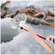 thumbnail image 1 of Serrated Ice Fishing Spoon,Metal Ice Scoop, Fishing Skimmer Scoop, Ice Fishing Filter Spoon,Fish Landing Spoon Ice Scoop, 1 of 5
