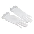 thumbnail image 1 of Guantes de novia de moda Guantes de dedos completos de Guantes de novia de boda Guantes cortos de para disfraces Prom Opera, 1 of 9