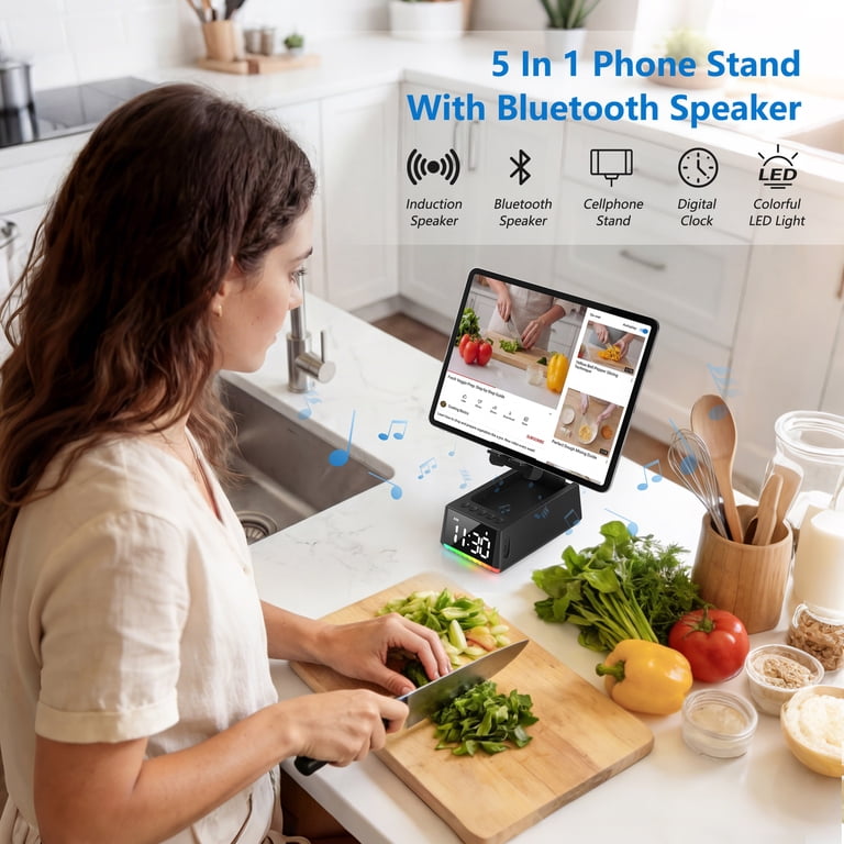 DTIRD Induction Bluetooth Speaker with Phone Stand photo 8