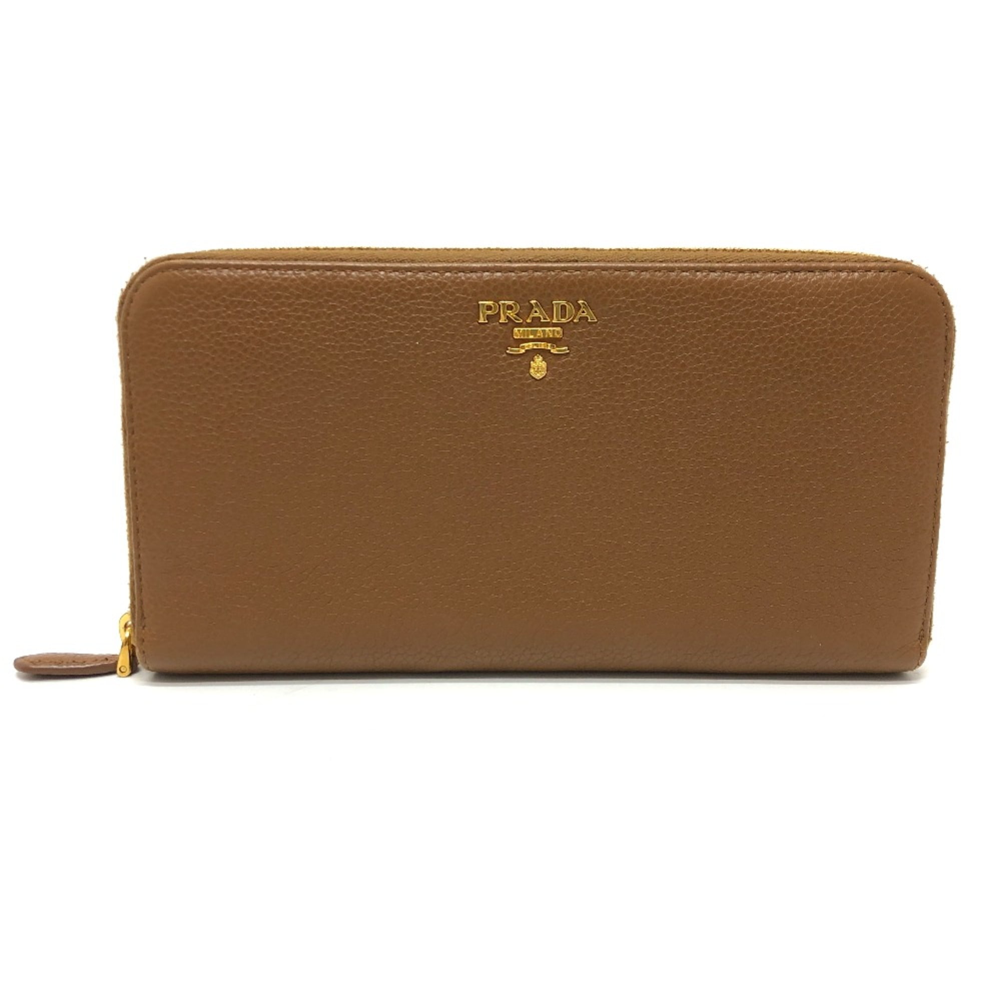 Prada Vitello Move Small Cipria Leather Flap Wallet - Walmart.com