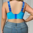 thumbnail image 4 of Xdegoge Sports Bras for Women Plus Size Full Coverage High Support Bra Seamless Liftup Athletic Brassiere Daily Cozy Adjustable Straps Underwear for Yoga, Running, 4 of 6
