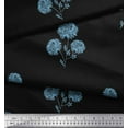 thumbnail image 3 of Soimoi Poly Georgette Fabric Wild Flower Decor Fabric Printed Yard 42 Inch Wide, 3 of 3